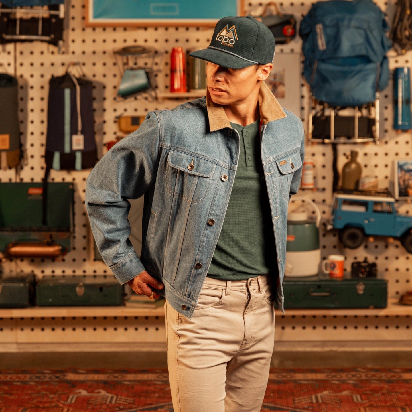 Mt. West Trucker Jacket - Denim - Men's - Final Sale