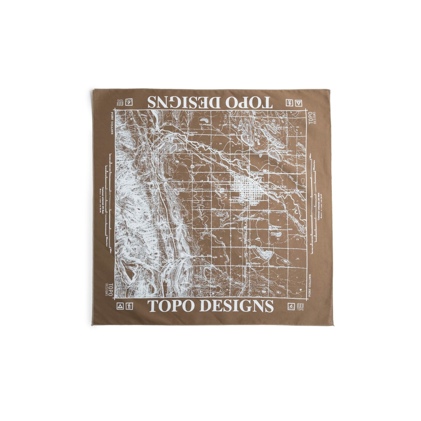 Topo Designs x Pine Printshop Local Bandana