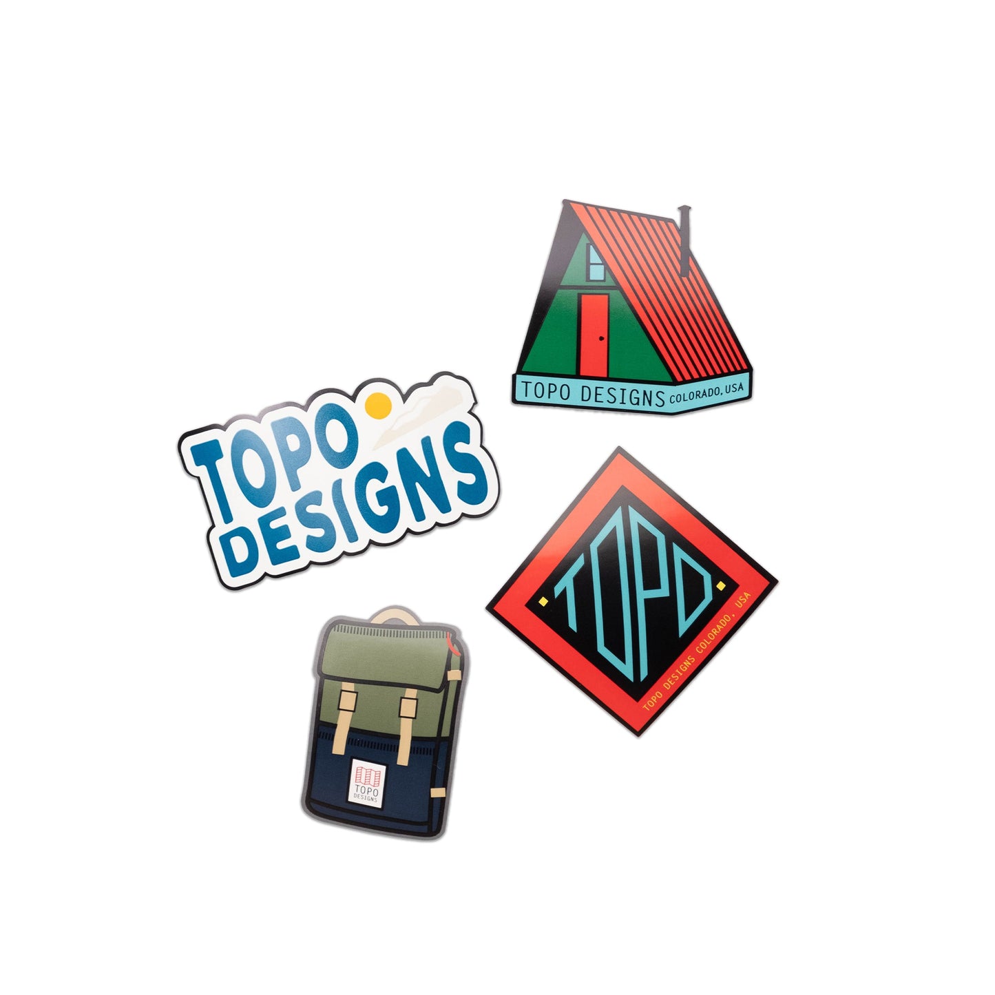 Topo Sticker 4-Pack