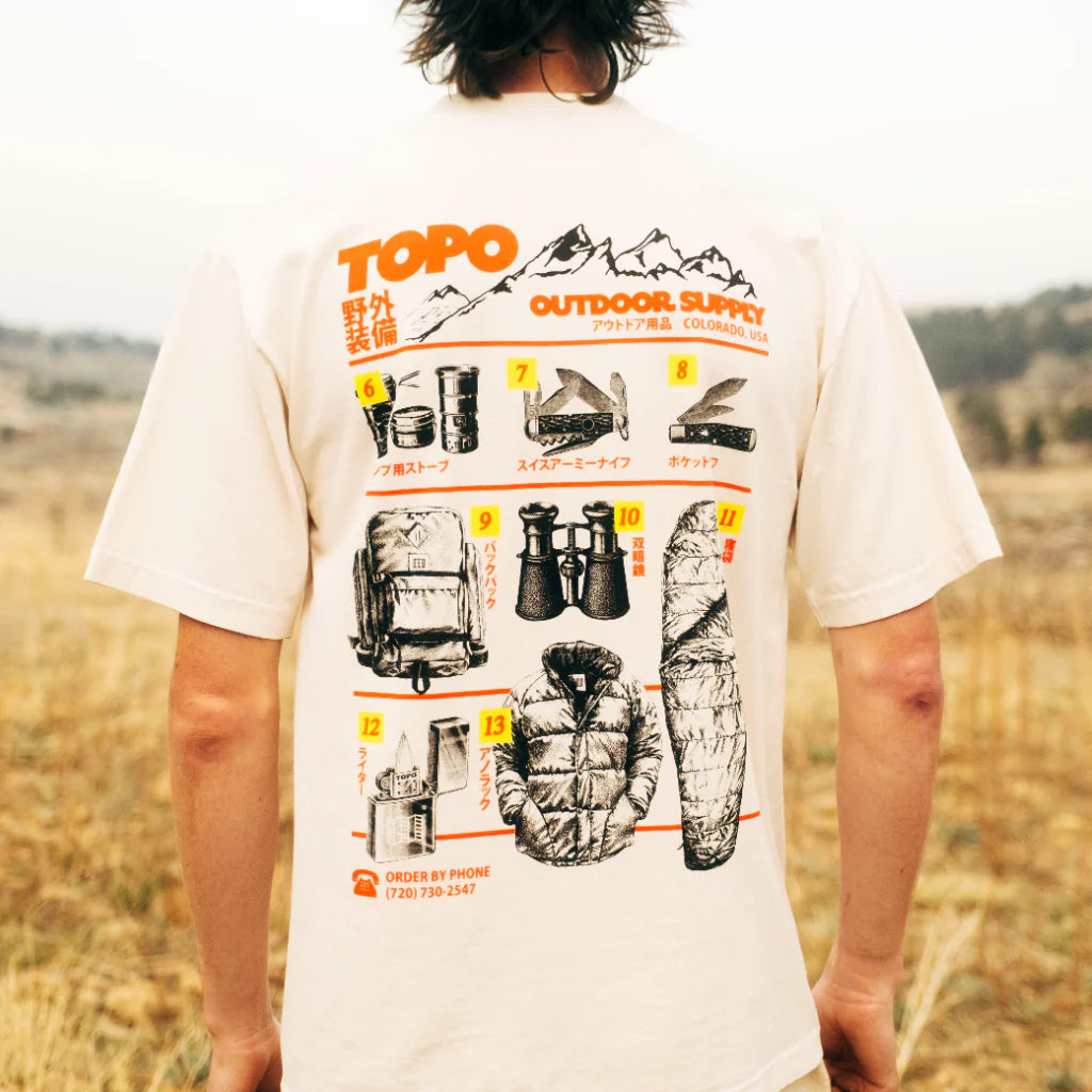 Topo Designs x Pine Printshop Catalog Tee